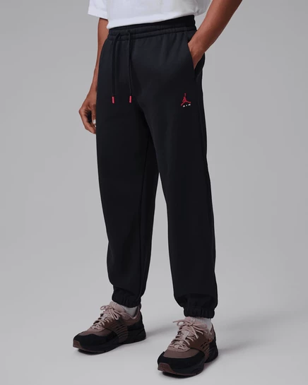 Мужские брюки Jordan Brooklyn, черные с красным