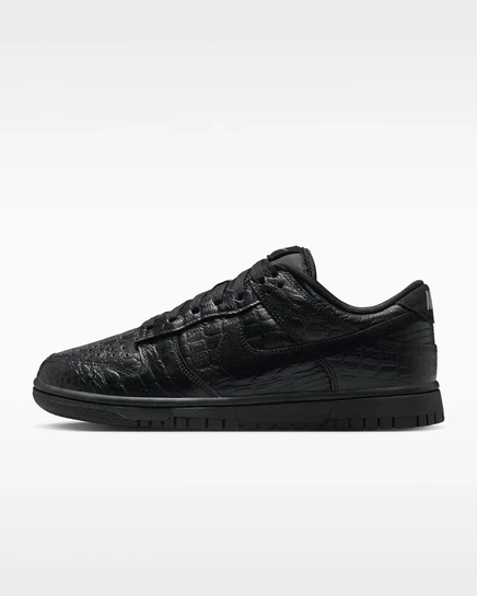 Женские кроссовки Nike Dunk Low LX, черно-золотые