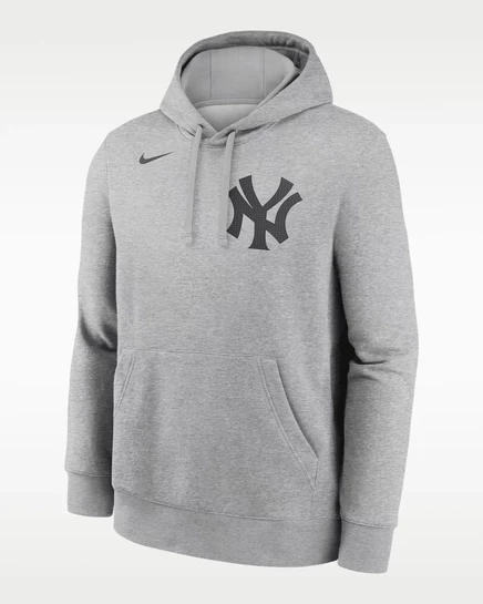 Мужское худи Nike Aaron Judge New York Yankees Club, серое