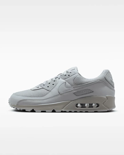 Мужские кроссовки Nike Air Max 90 Premium, серый/черный/белый
