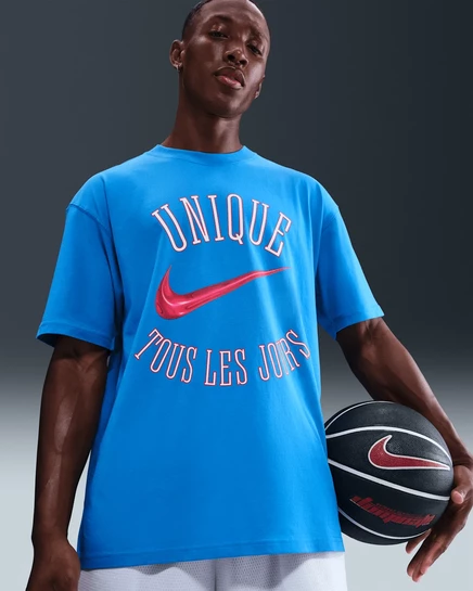 Мужская футболка Nike Victor Wembanyama, светло-голубая