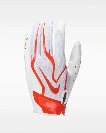 Унисекс перчатки Nike Vapor Jet 9.0, бело-оранжевые