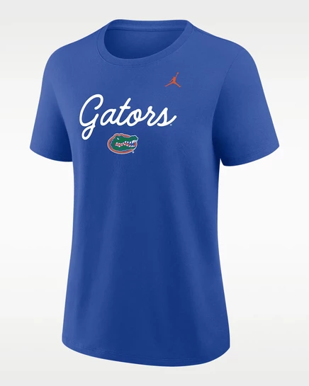 Женская футболка Nike Florida Script Mantra Logo, синяя