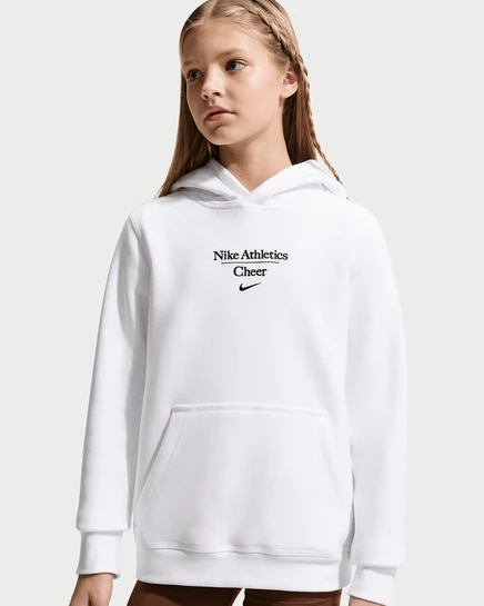 Унисекс худи Nike Cheer Pullover, бело-черное