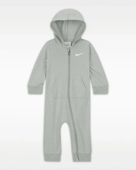 Детский комбинезон Nike Baby Essentials с капюшоном, зеленый