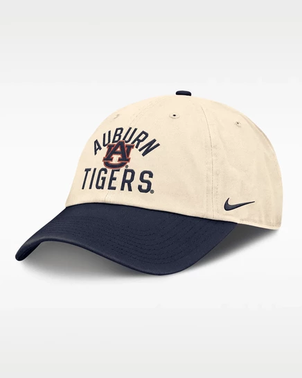 Мужская кепка Nike Auburn Primetime 2‑Tone Club, натуральная/темно‑синяя