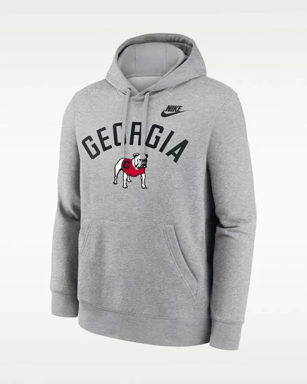 Мужское худи Nike Georgia Legacy Arch Club, серое