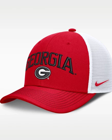 Кепка Nike Georgia Primetime Arched, красно-белая