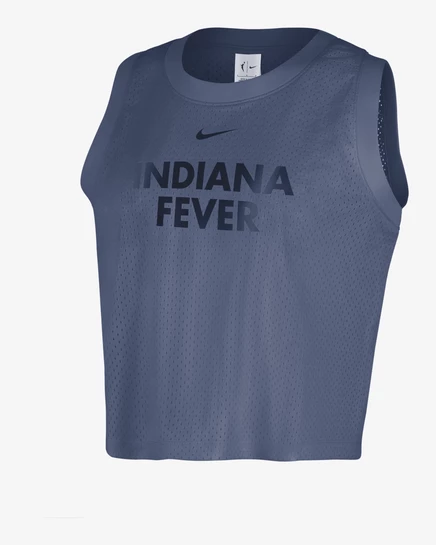 Женская майка Nike Indiana Fever, голубая/темно-синяя