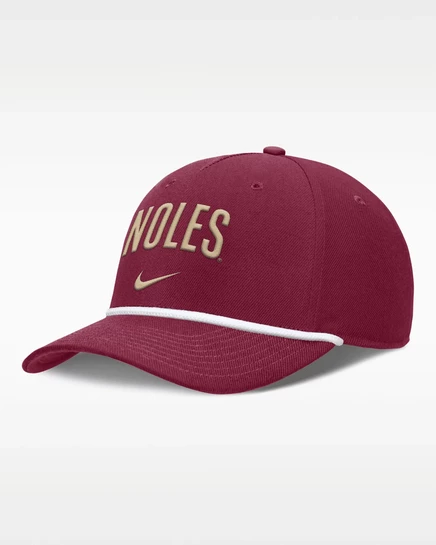 Мужская кепка Nike Florida State Primetime, бордовая