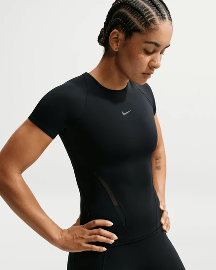 Женский топ Nike Universa, черный/антрацит/темно-серый