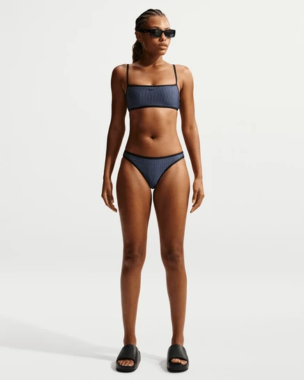 Женские плавки-хипстер Nike Ripple Texture, сланцевые