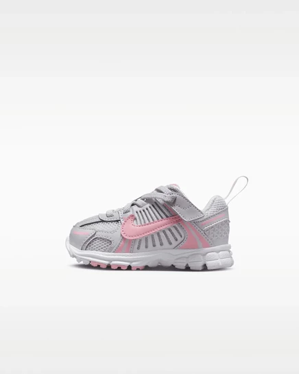 Детские кроссовки Nike Vomero 5 для малышей, серо-бело-розовые