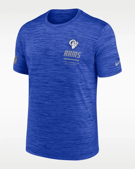Мужская футболка nike rams velocity, королевский синий