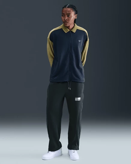 Женские флисовые баскетбольные штаны Nike Tear-Away, зеленые