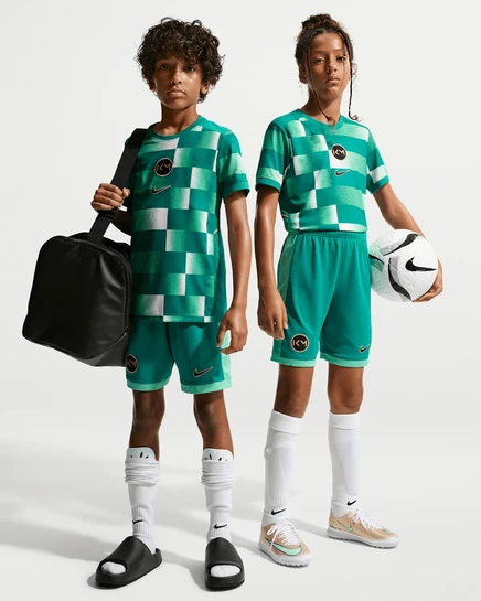 Футбольные шорты Nike Mbappé Academy, бирюзовые