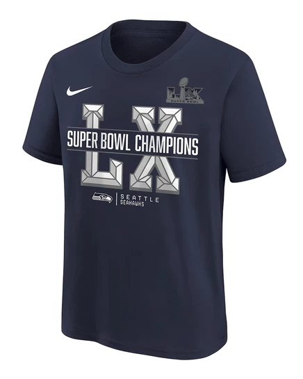 Мальчиковый лонгслив Nike Super Bowl LX, темно-синий