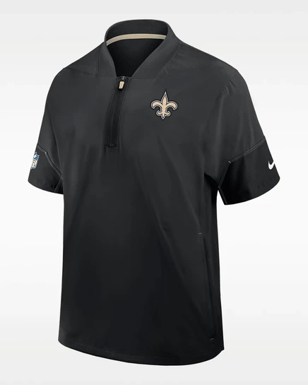 Мужская куртка Nike Sideline Coach 1/2‑zip, черная