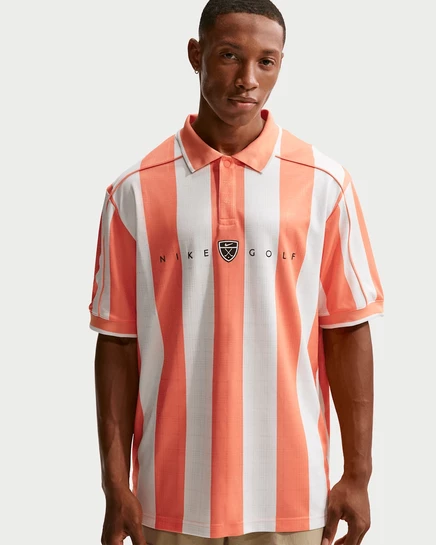 Мужское поло для гольфа Nike Fairway Fresh Dri-FIT, оранжевое