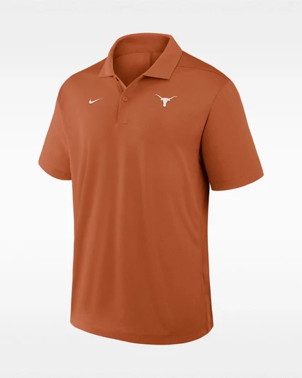 Мужское поло Nike Texas Primetime, жженый оранжевый