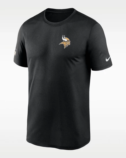Мужская футболка nike minnesota vikings legend, черная