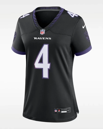 Женская джерси Nike Zay Flowers Baltimore Ravens, черная