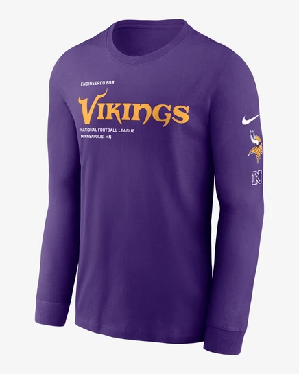 Мужская футболка Nike Minnesota Vikings Play To Win, фиолетовая