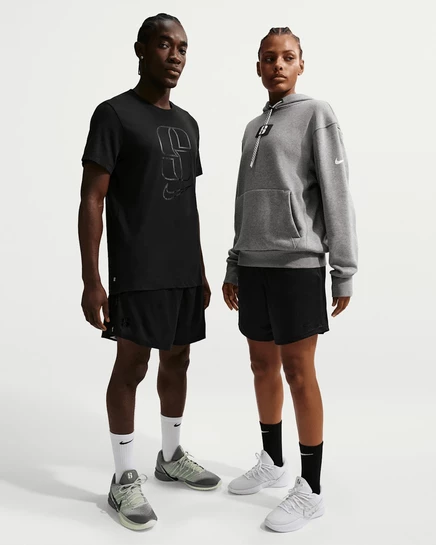 Унисекс шорты Nike Sabrina Dri-FIT реверсивные, черно-белые