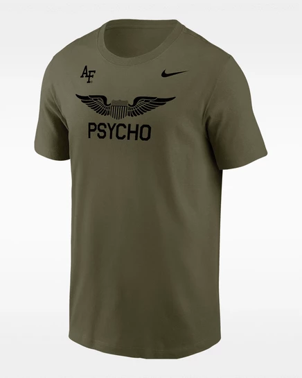 Мужская футболка Nike College Air Force, оливковая