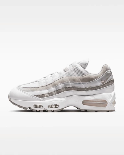 Женские кроссовки Nike Air Max 95 SE, бело-серо-красные