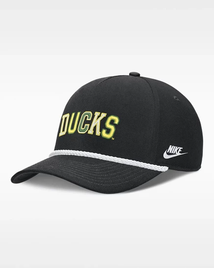 Мужская кепка Nike Oregon Legacy Rope Rise, черная