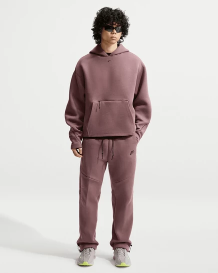 Мужские брюки Nike Tech из флиса, tattoo/черные