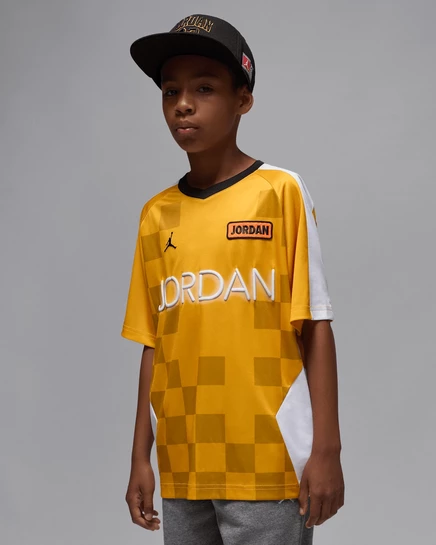 Подростковая футболка Jordan Deep Dish Poly, охристая