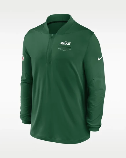 Мужская куртка Nike New York Jets Sideline, зеленая