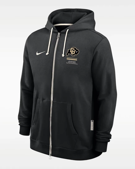 Мужское худи на молнии Nike Dri-FIT Colorado, черное