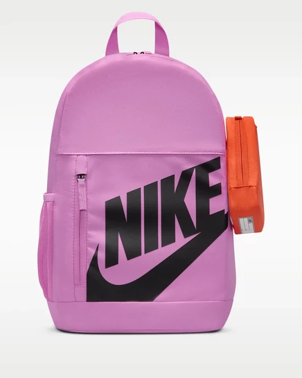 Детский рюкзак nike elemental 20 л, светло-магентовый/оранжевый/черный