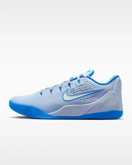 Детские баскетбольные кроссовки Nike Kobe IX, голубо-белые