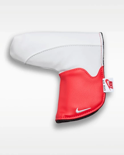 Чехол путтера Nike Icon Blade, платиново-бело-красный
