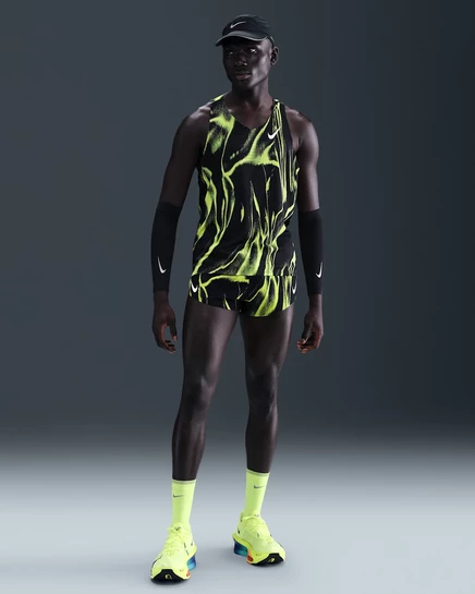 Мужские шорты Nike AeroSwift Dri-FIT ADV 2″, volt/white