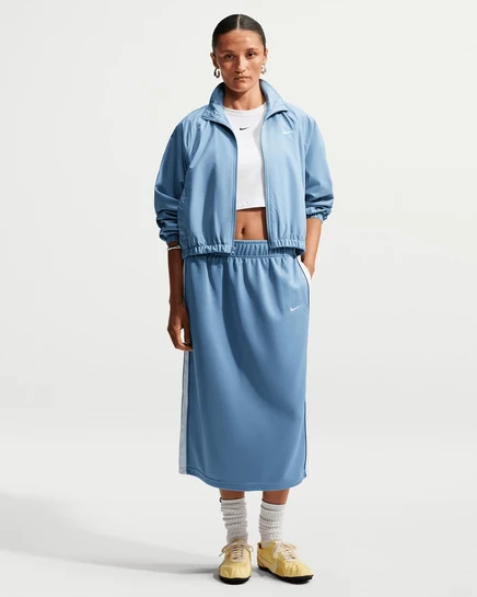 Женская юбка Nike Sportswear Midi, сине-белая