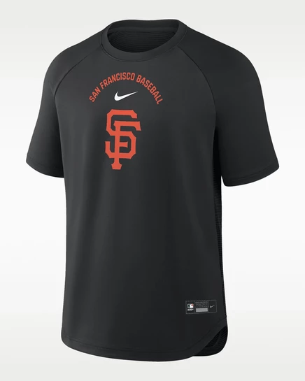 Мужская футболка Nike Authentic Batting Practice Dri-FIT, черная