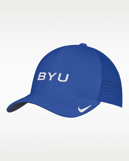Кепка Nike BYU Sideline Dri-FIT, королевская синяя