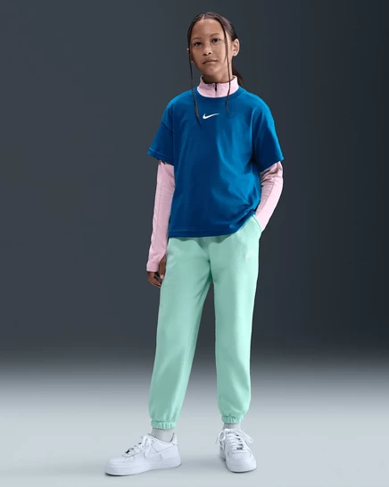Брюки для мальчиков Nike Club Fleece, мятные
