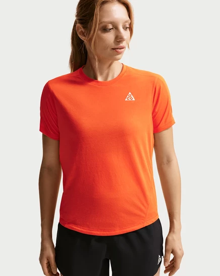Женская футболка Nike ACG для трейла, сигнально-оранжевая