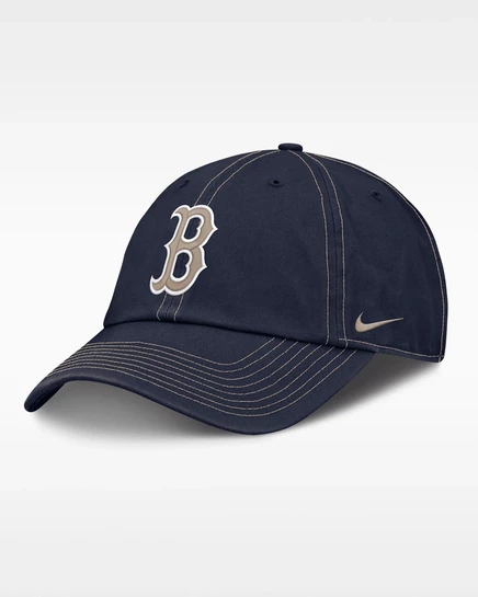Мужская кепка Nike Boston Red Sox Club, темно-синяя