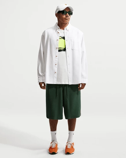 Мужские шорты Nike Club Rules, зелено-желтые