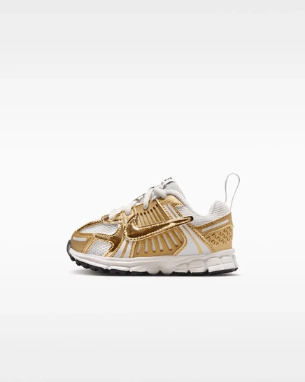 Детская обувь Nike Vomero 5, бежево/антрацит/розово/золотистая