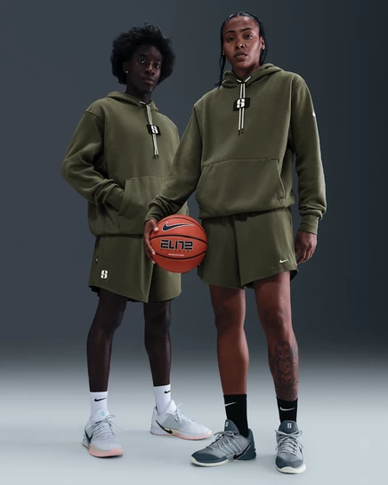 Унисекс шорты Nike Sabrina Dri-FIT реверсивные, олив/чер/бел
