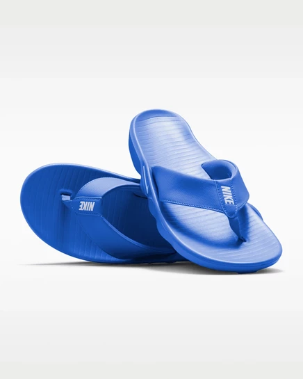 Мужские шлепанцы Nike Marina, синие с белым
