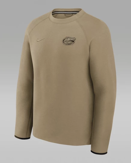 Мужская толстовка Jordan Florida Gators Tech Fleece, оливковая